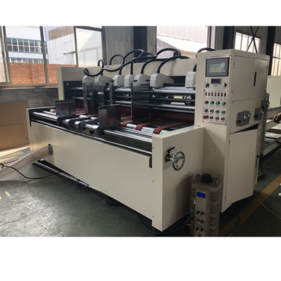 İnce Blade Slitter Scorer Gürültülü Karton Kutusu Makinesi