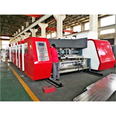 Flexo Printer Slotter Gürültülü Karton Kutusu Makinesi