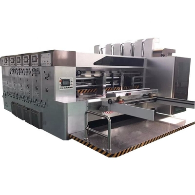 Pizza Kutusu Flexo Yazıcı Slot Die Cut Makinesi