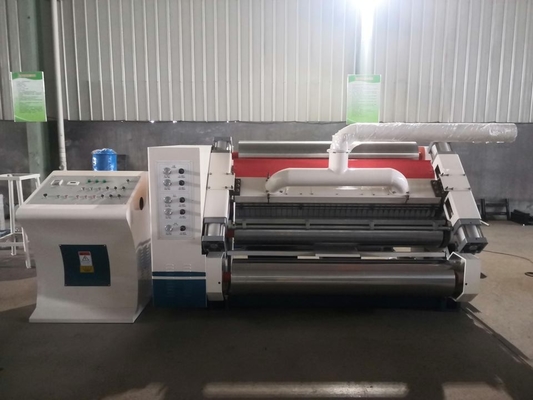 Tek yüzlü karton dalgalanmış karton kutu makinesi Buhar ile çalıştırılan