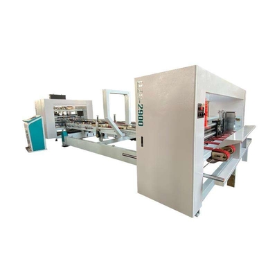 Folder Gluer 2600 mm Corrugated Karton Kutusu Makinesi Yüksek Hızlı Kalıplama