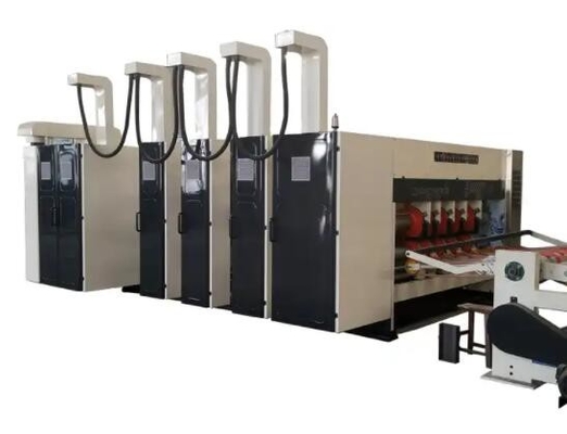 Yüksek hassasiyetli Bilgisayarlı Dalgalanmış Karton Kutusu Makine Flexo Slotter Baskı Yapımı