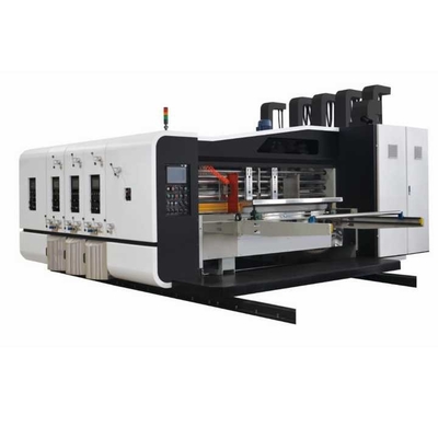 CE EAC Gömülü Karton Kutusu Makine Flexo Yazıcı Slotter Die Cutter Stacker