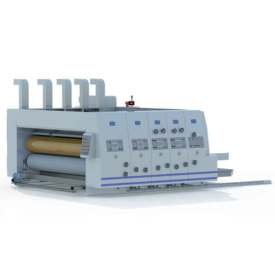 Karton Flexo Yazıcı Slotter Die Cutter 4 Renk Bilgisayarlı