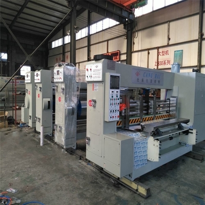 Otomatik Baskı Öldürme Kesme Slotting Karton Karton Kutusu Makinesi