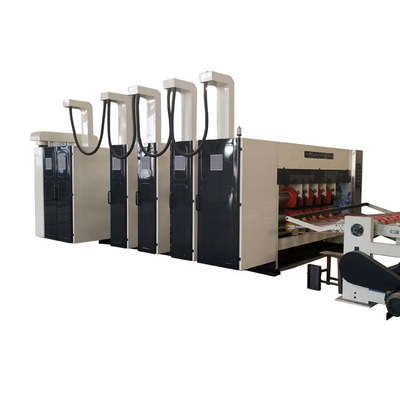 Flexo Slotter Baskı Gömülü Karton Kutusu Makinesi