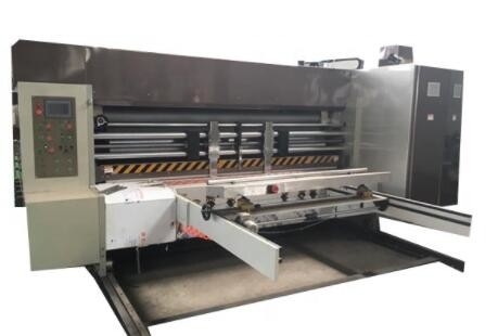Ekonomik Üç Renkli 18mm Yazıcı Slotter Kalıp Kesici Makinesi Oluklu Karton Kutu