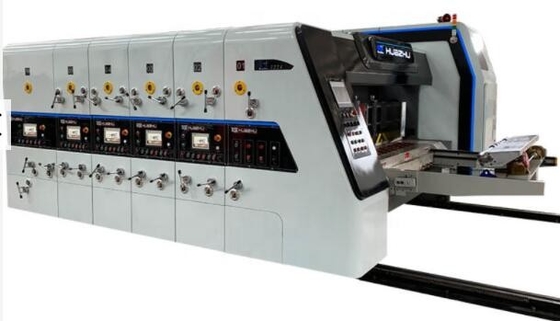 Otomatik 4 Renkli Yazıcı Slotter Kalıp Kesici Oluklu Karton
